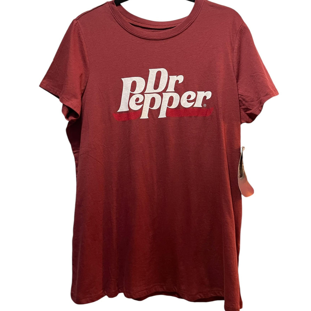 New‎ Torrid 1 (1X, 14/16) Dr Pepper Classic Fit Crew Neck Graphic Tee T Shirt